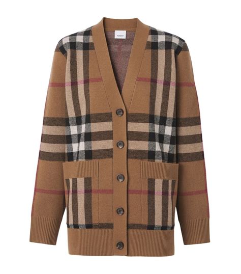 girls' burberry cardigan|burberry check wool cardigans.